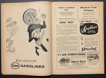 Load image into Gallery viewer, 1959 CFL Program Empire Stadium Vancouver BC Lions Vs Winnipeg Blue Bombers
