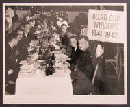 1942 Original Allan Cup Celebration Photo Royal Canadian Air Force Flyers VTG