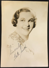 Load image into Gallery viewer, Kate Smith Signed Sepia Photo Music Autograph First Lady Of Radio Authentic JSA
