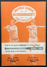Load image into Gallery viewer, 1948 Original Louisville Slugger Hillerich Bradsby Famous Slugger Year Book
