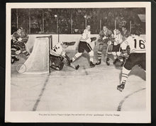 Load image into Gallery viewer, 1964 Maple Leaf Gardens Hockey Photo NHL All Stars vs Toronto Maple Leafs 8x10
