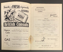 Load image into Gallery viewer, 1935 Canadian Football Hamilton Tigers Program vs Montreal AAA Winged Wheelers
