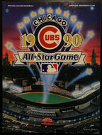 1990 MLB Baseball Vintage All-Star Game Program Chicago Wrigley Field Original