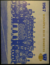 Load image into Gallery viewer, 1968 Vintage Canadian Football League Winnipeg Blue Bombers Media Guide Program
