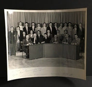 1954 Memorial Cup Champion Team Photo Toronto Marlboros Harold Ballard Pictured
