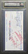 1974 Maple Leaf Gardens Cheque Donald Crump + Ballard Signed NBA Buffalo Braves