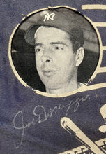 Load image into Gallery viewer, 1969 New York Yankees Old Timers Joe DiMaggio Signed Pennant Autographed JSA LOA
