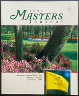 1999 PGA Masters Golf Tournament Program + Weekend Pass José María Olazábal Wins