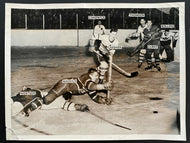 1951-52 Vintage NHL Hockey Toronto Maple Leafs Montreal Canadiens Pres Photo