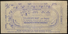 Load image into Gallery viewer, 1956 Indy 500 Ticket Indianapolis Motor Speedway Cagle&#39;s Miracle Pat Flaherty
