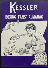 Load image into Gallery viewer, 1954 Kessler Boxing Fans Almanac Book History Rules Champs Rating Stats Sketch
