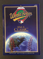 1992 World Series Site Program Game 3 4 5 Toronto Blue Jays Sky Dome Baseball