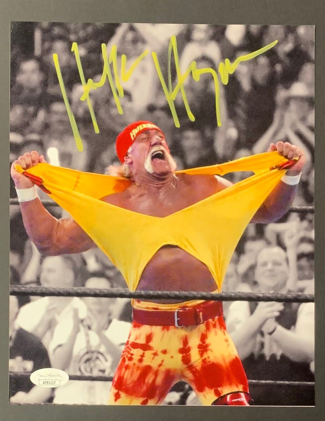 Hulk Hogan Autographed 8x10 Photo Signed WWE WWF Wrestling JSA COA