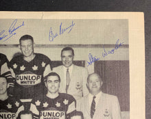 Load image into Gallery viewer, 1957 Whitby Dunlops Allan Cup Champions Team Issued Photo Facsimile Signed
