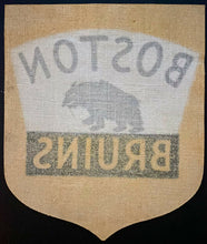 Load image into Gallery viewer, 1934-43 Bee Hive Premium Boston Bruins Logo Patch Vintage NHL Hockey Crest Rare
