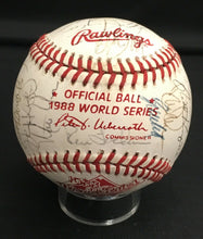 Load image into Gallery viewer, 1988 World Series Rawlings Baseball Team Signed Oakland Athletics AL Champs JSA
