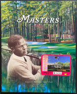 1998 PGA Masters Golf Tournament Program + Weekend Pass Bobby Jones Pictured
