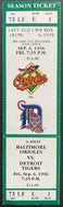 1996 MLB Baseball Baltimore Orioles HOFer Eddie Murray 500th Home Run Ticket
