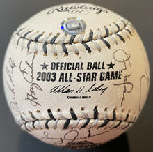 Load image into Gallery viewer, 2003 National League All-Star Game Team Signed Baseball x25 Autographed MLB LOA
