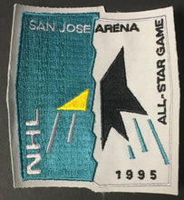 Load image into Gallery viewer, 1995 NHL All Star Game Jersey Patch San Jose Arena Vintage Crest Unused NOS
