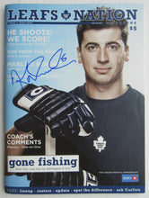 Load image into Gallery viewer, 2007 Maple Leaf Gardens NHL Program Signed By Tomáš Kaberle Toronto vs Montreal
