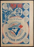 1977 Toronto Blue Jays Inaugural Season Spring Training Program MLB Baseball VTG