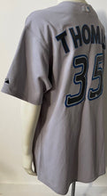 Load image into Gallery viewer, Frank Thomas Team Issued Game Used Toronto Blue Jays Road Grey Jersey MLB Holo
