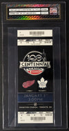 2017 Centennial Classic Detroit Red Wings Toronto Maple Leafs NHL EX-MT 6 iCert