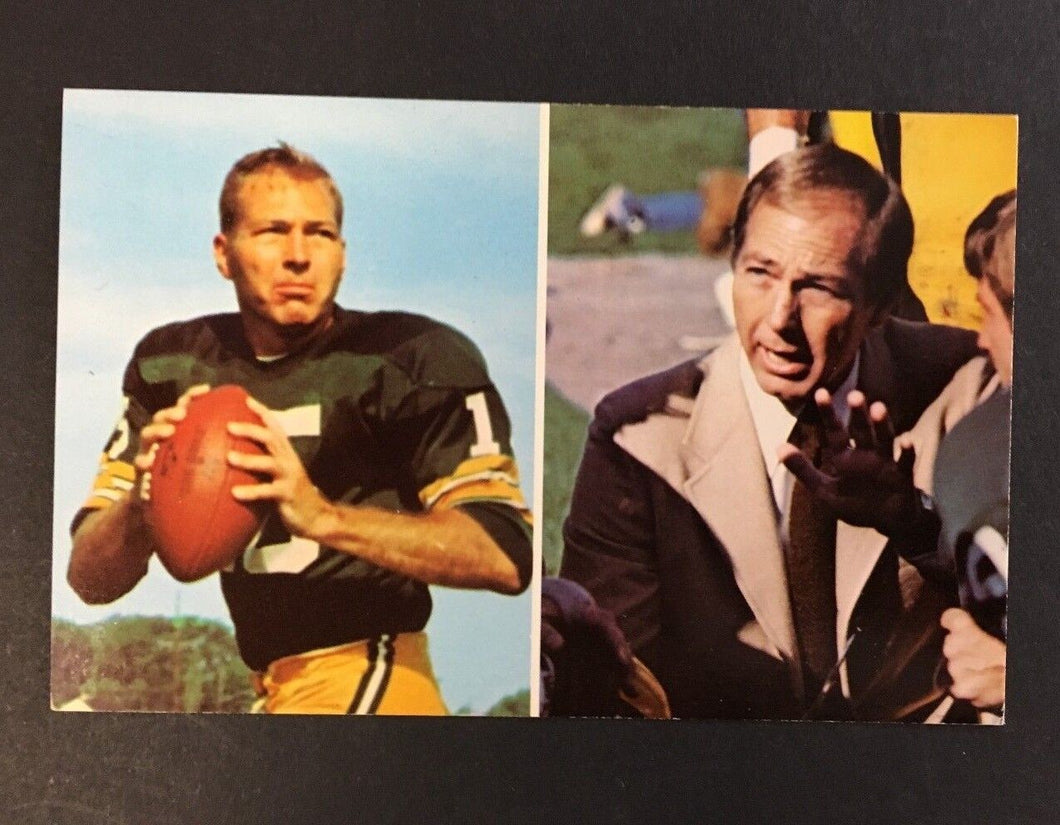 Vintage Bart Starr Football Photo RPPC Postcard NFL Green Bay Packers HOFer