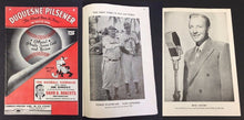 Load image into Gallery viewer, 1947 Boston Braves v Pittsburgh Pirates Baseball Vtg Program Honus Wagner MLB
