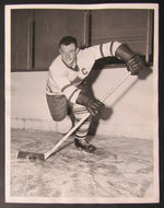 1954 NHL Toronto Maple Leafs Ted Kennedy Original Vintage Photo Date Stamped