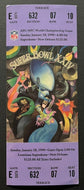 1990 Super Bowl XXIV NFL Football Full Ticket 49ers vs Denver Broncos
