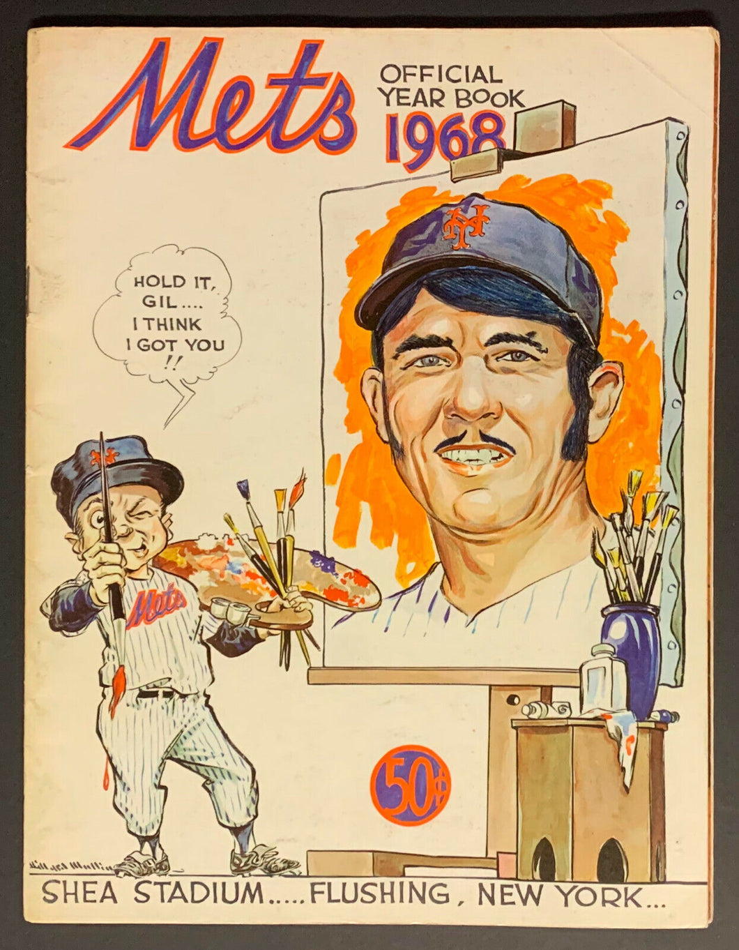 1968 New York Mets Souvenir Yearbook Vintage MLB Baseball Shea Stadium Ryan