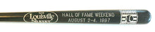 Load image into Gallery viewer, 1997 MLB Baseball Hall Of Fame Cooperstown 16&quot; Mini Bat Louisville Slugger Vtg
