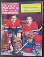 1962 Sport Revue Magazine Jacques Plante HOFER Lou Fontinato Canadiens Hockey