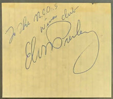 Load image into Gallery viewer, Elvis Presley Autographed Cut Vintage Rock Signed Slabbed Authenticated PSA/DNA
