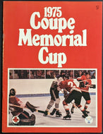 1975 Memorial Cup Vintage Hockey Program Kitchener Toronto Marlboros Win