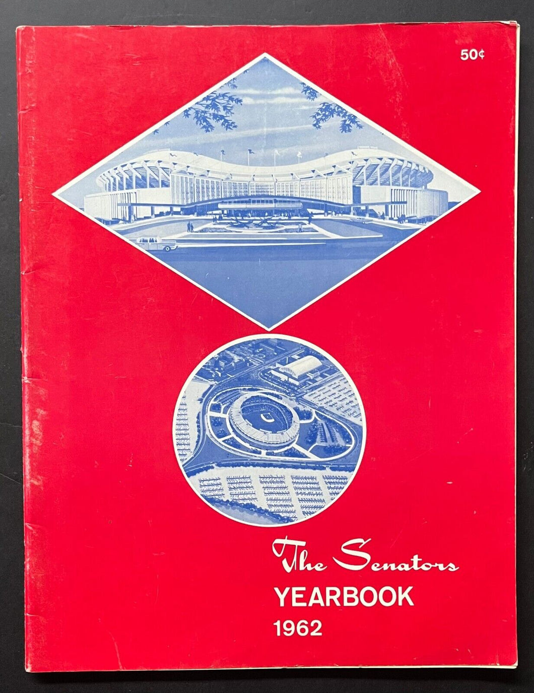 1962 Washington Senators MLB Baseball Yearbook Vintage Publication