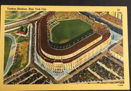 1940 Yankee Stadium New York City Vintage Baseball Post Card Largest Stadium