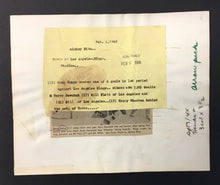 Load image into Gallery viewer, 1968 Terry Sawchuk NHL Hockey Press Photo Los Angeles Kings Chicago Blackhawks
