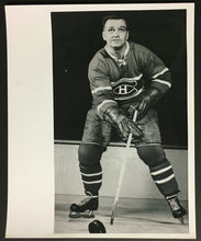 Load image into Gallery viewer, Vintage 1960 Turofsky Hockey Photo Boom Boom Geoffrion Montreal Canadiens Legend
