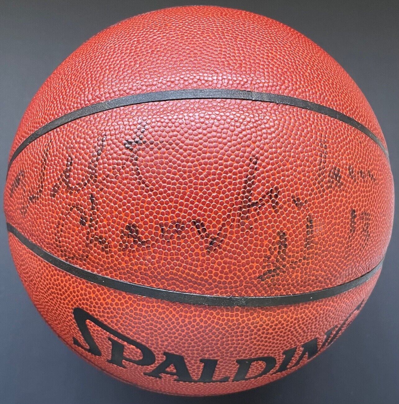 Wilt chamberlain autographed store basketball