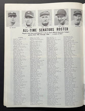 Load image into Gallery viewer, 1962 Washington Senators MLB Baseball Yearbook Vintage Publication
