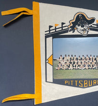 Load image into Gallery viewer, 1965 Pittsburgh Pirates Team Photo Full Size Pennant Baseball Roberto Clemente

