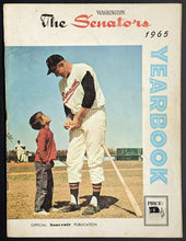 Load image into Gallery viewer, 1965 Washington Senators Baseball Yearbook Frank Howard MLB Vintage Rangers
