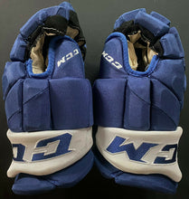 Load image into Gallery viewer, Auston Matthews Game Used Worn Hockey Gloves 2019 NHL Photo Matched + MLSE LOA
