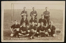 Load image into Gallery viewer, 1905 Birkland Swifts Football Club Edwinstowe Team Photograph Postcard Soccer
