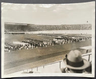 1928 Amsterdam Summer Olympics Opening Ceremonies Type 1 Photo LOA Historical