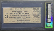 1980 The Willie Nelson Event Rare Full Ticket Rockhill Park Shelbourne ON