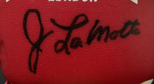 Load image into Gallery viewer, Jake LaMotta Signed Lonsdale Boxing Glove Raging Bull Autographed JSA COA
